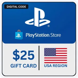 $25 PlayStation Store