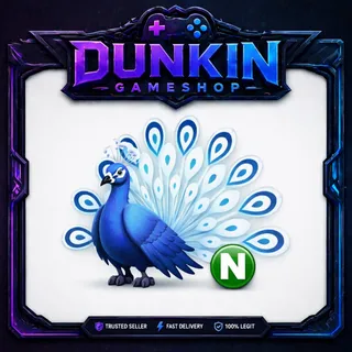 Neon Moonbeam peacock