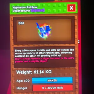 RAINBOW HATCHED DILO