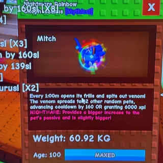 RAINBOW HATCHED DILO