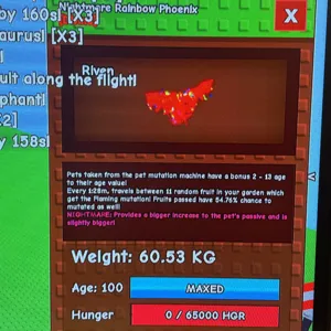 RAINBOW HATCHED PHOENIX