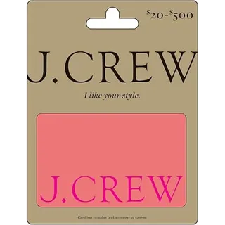 $75.00 USD JCREW gift card (jcrew.com)