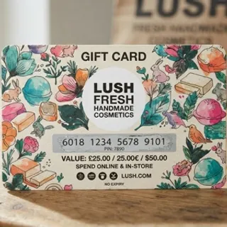 $20 usd LUSH gift card