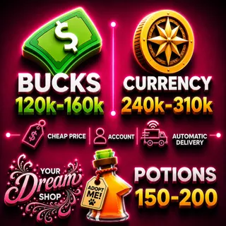 🧪 Age Up Potions + 💰 Bucks + 🧭 Compass Coins