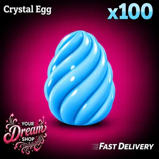 100×crystal eggs