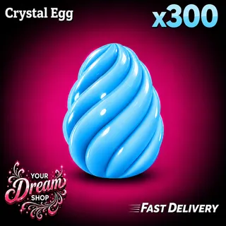 300×crystal eggs