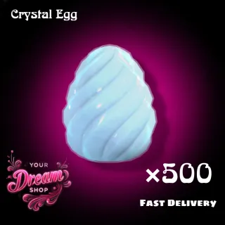500×crystal eggs 