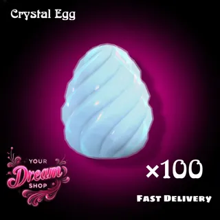 100×crystal eggs