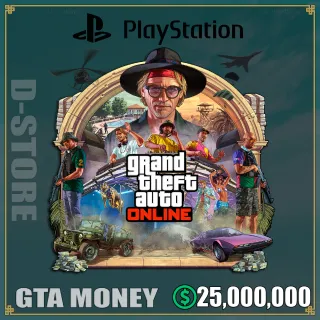 25.000.000 GTA MONEY PS4
