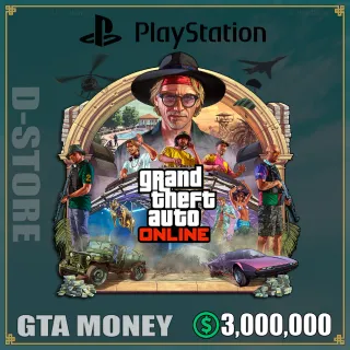 3.000.000 GTA MONEY PS4