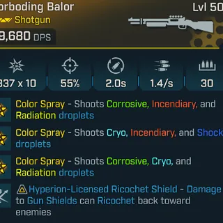 Borderlands 4 Modded Modded Forboding Balor