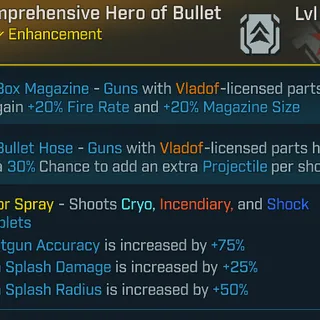 Borderlands 4 Modded Comprehensive Hero of bullet Enhancement 