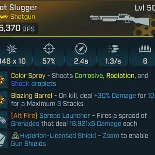 Borderlands 4 Modded Hot Slugger 