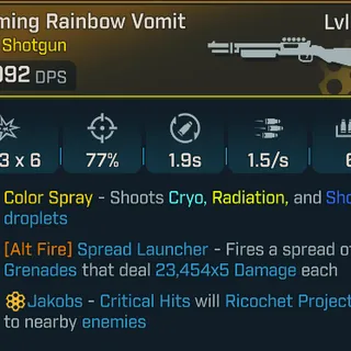 Borderlands 4 Modded Rainbow Vomit