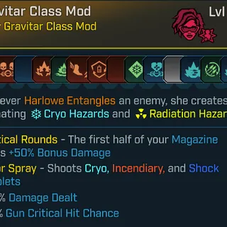 Borderlands 4 Modded Gravitar Class mod 
