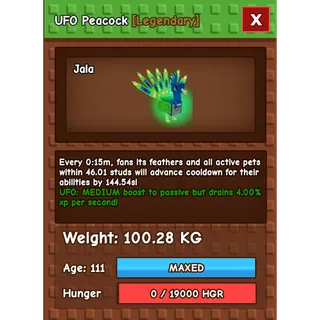Titanic UFO Peacock - Age 111