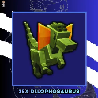 x25 Dilophosaurus