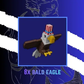 8x Bald Eagle