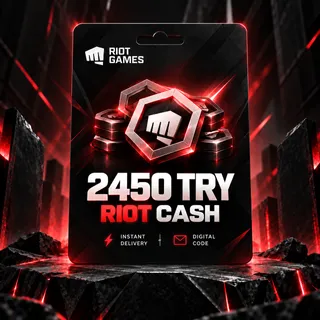 Riot Cash 2450.00 TRY Valorant 8900 VP