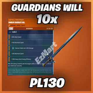 10x Guardians Will 