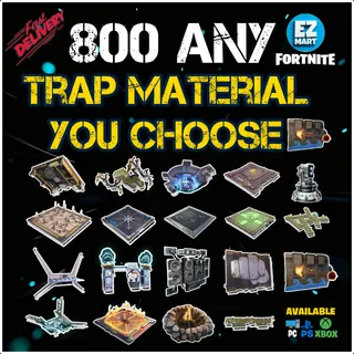 800 Trap Materials (YOU CHOOSE!)