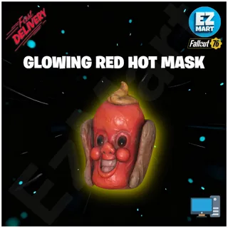 Glowing Red Hot Mask