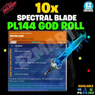 10 Spectral Blade (water) 