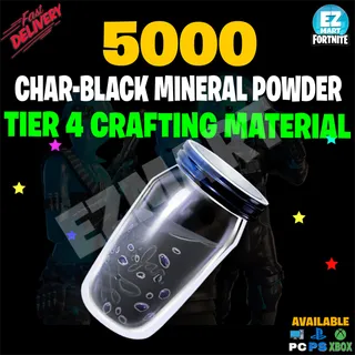 Char Black Mineral Powder