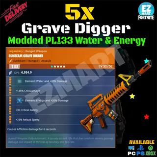 5 Modded Grave Digger