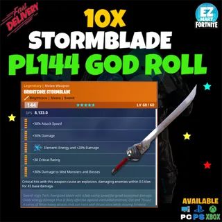 10x Stormblade 