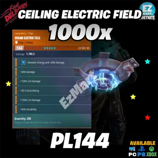 1000 Ceiling Electric Field