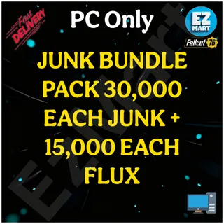 Junk Bundle Pack 30,000 Each Junk + 15,000 Each Flux