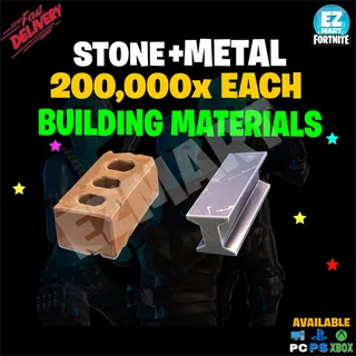 200,000x EACH Stone+Metal 