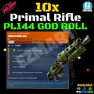 10x Primal Rifle