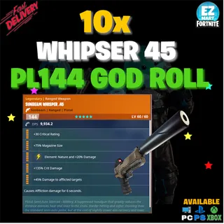 10 Whisper.45 