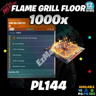 Flame Grill Floor