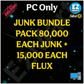 Junk Bundle Pack 80,000 Each Junk + 15,000 Each Flux