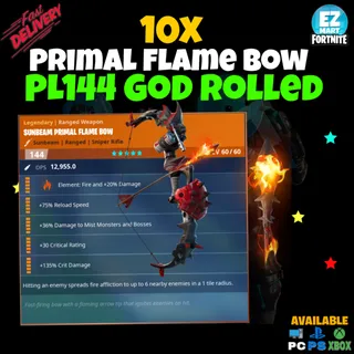 Primal Flame Bow