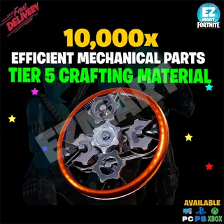 10,000x Efficient Mechanical Parts