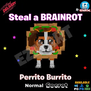 1x Perrito Burrito | Steal a Brainrot