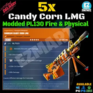 5 Modded Candy Corn LMG