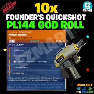 10x Founders Quickshot (Physical)