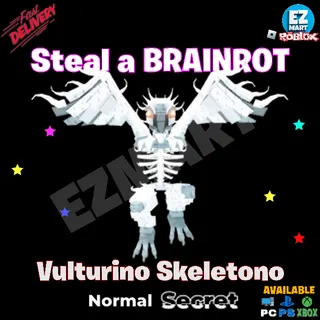 1x Vulturino Skeletono | Steal a Brainrot