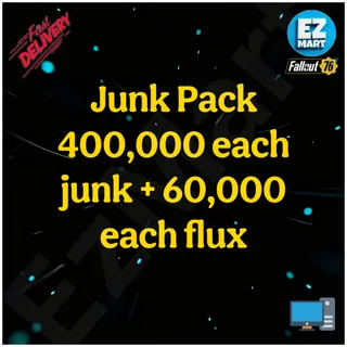 Junk Pack 400,000 each junk + 60,000 each flux