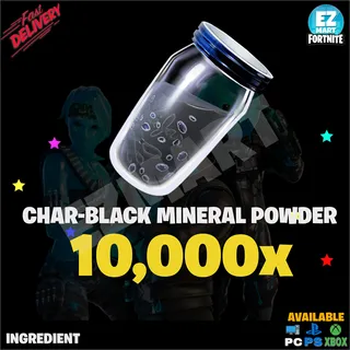 Char Black Mineral Powder