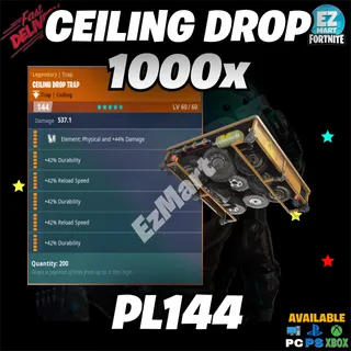 1000 Ceiling Drop