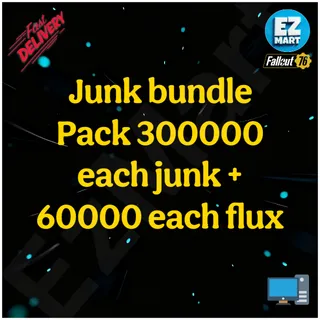 Junk bundle Pack 300000 each junk + 60000 each flux