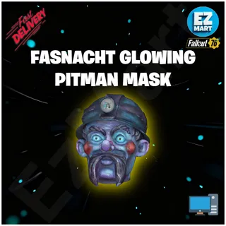 Fasnacht Glowing Pitman Mask