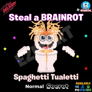 1x Spaghetti Tualetti | Steal a Brainrot