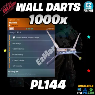 1000 Wall Darts